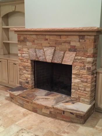  Natural Stone Fireplace in Duluth, GA
