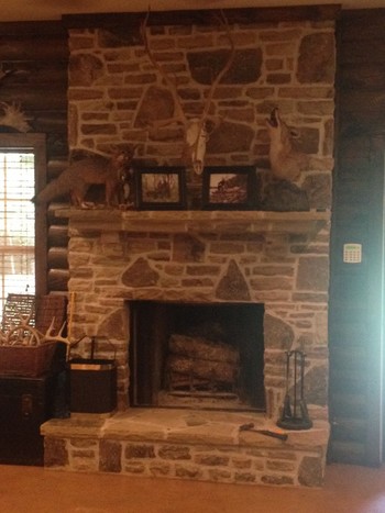 Stone Fireplace in Athens, GA