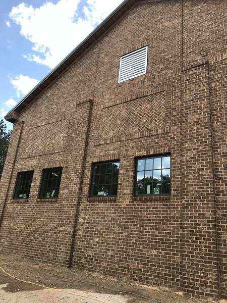 Brick Storage Facility with Tumbled Pinehurst Brick & Flush Cut Ivory Buff Mortar, Atlanta GA (1)