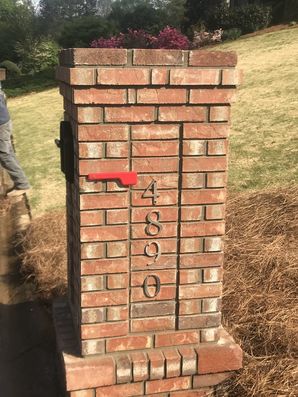 Brick Mailbox in Snellville, Ga (2)