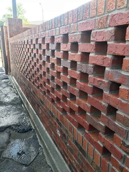 Brick Lattice Wall in Chamblee, GA (1)