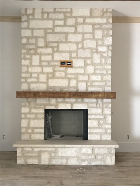 Texas Limestone Fireplace in Dallas, GA (1)
