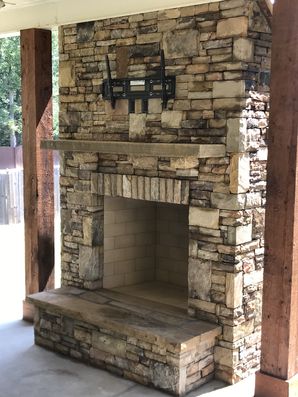 Outdoor Fireplace in Loganville, GA (1)
