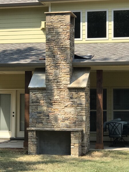 Fireplace and Wood Storage in Loganville, GA (1)