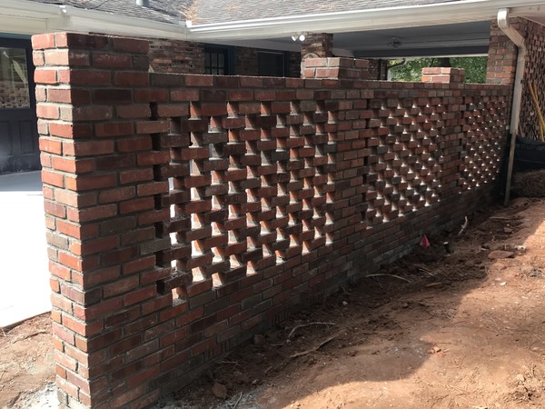 Lattice Brick Wall in Atlanta, GA (1)