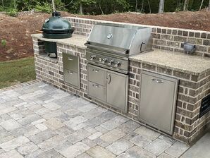 Paver Patio with Outdoor Grilling Station in Flowery Branch, GA (3)