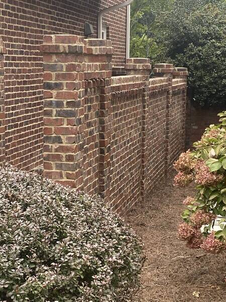 Brick Privacy Wall Installation in Brookhaven, GA (7)