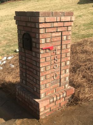 Brick Mailbox in Snellville, Ga (1)