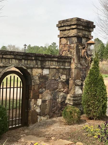 Stone Entrance in Bogart, GA (1)
