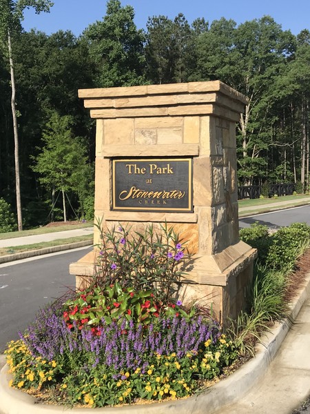 Stone Entry Column in Braselton, GA (1)
