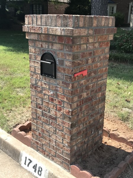 Brick Mailbox in Dunwoody, GA (1)