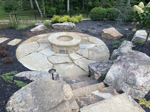 Outdoor Patio with Firepit in Suwanee, GA (1)