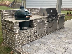 Paver Patio with Outdoor Grilling Station in Flowery Branch, GA (2)